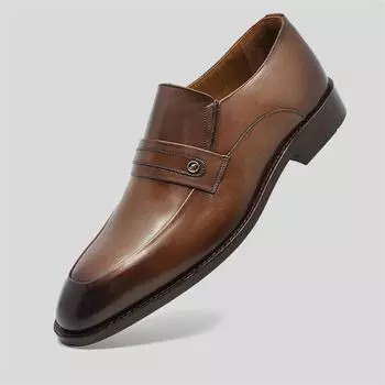 Fosco Man Классическая обувь из 100% натуральной кожи Microlight Sole