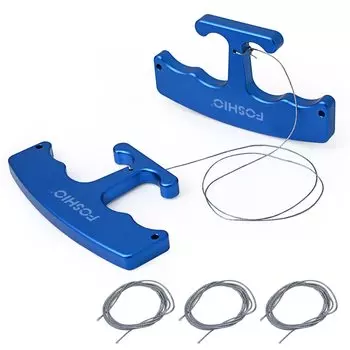 FOSHIO Plateline Car Surface Logo Emblem Remover с дополнительными 3 шт. 60 см PE-кабелем для удаления пленки на окнах,