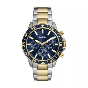 [Fossil] Часы BANNON BQ2867 мужские, серебро и золото