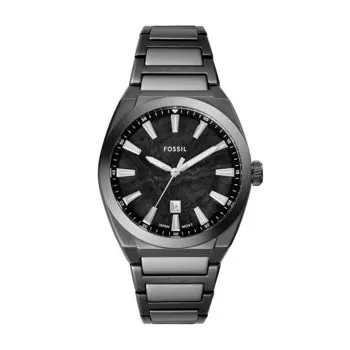 [Fossil] Часы EVERETT FS6075 мужские Gunmetal серый