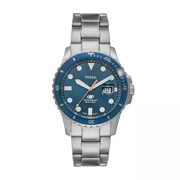 [Fossil] Часы FOSSIL BLUE DIVE FS6050 мужские серебристые