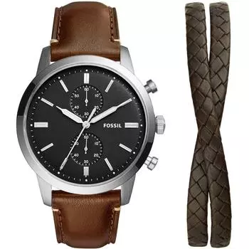 Fossil Мужские Часы FS5967SET Черные