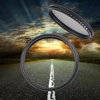 Fotga 46 мм ND-фейдер нейтральной плотности, регулируемый фильтр от ND2 до ND400 для камеры