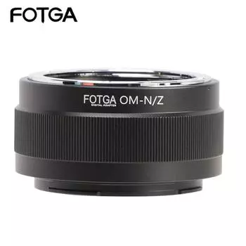 FOTGA Высокоточное сменное кольцо-адаптер для крепления объектива из алюминиевого сплава для объектива Olympus OM-Mount чёрный