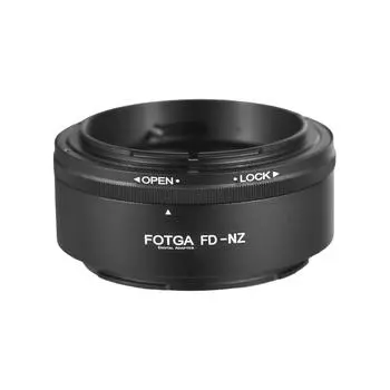 Переходное кольцо для крепления объектива FOTGA High Precision из алюминиевого сплава для замены объектива Canon FD-Mount чёрный