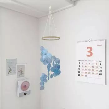 Фото реквизит украшение дома элегантный натуральный колокольчик из ракушек