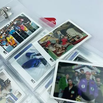 Фотоальбом BoardM A4 с 3 отверстиями и 10 шт. вкладышей для переплета 1poc Refill sleeve