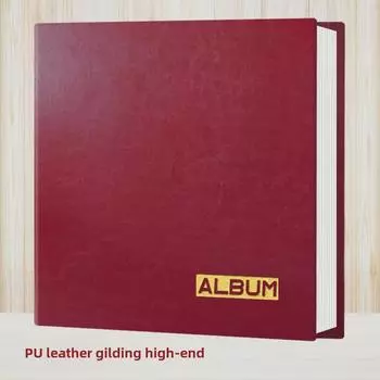 Фотоальбом из искусственной кожи с самоклеящейся основой для детских и семейных воспоминаний