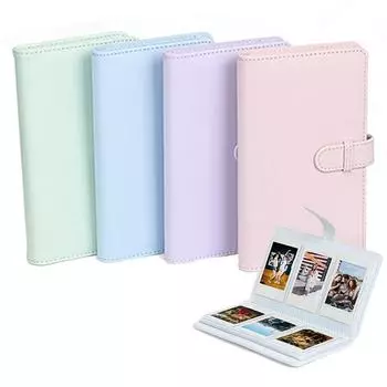 Фотоальбом на 108 карманов для камеры Фотоальбом Книга для Fujifilm Instax Mini 12 11 9 90 70 40 8 7 Камера 3 дюйма розовый