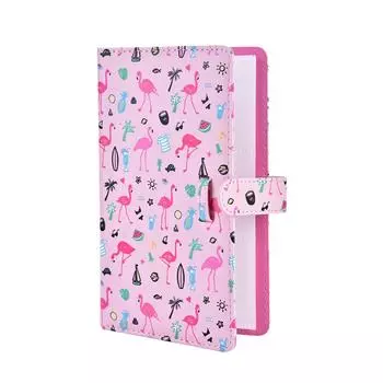 Фотоальбом с 96 карманами и экраном 3 дюйма для Fujifilm Instax Leica Sofort Lomo Mini(розовый) розовый