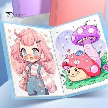 Фотоальбом со стразами A3, 60 страниц, прозрачные карманы, дизайн с пряжкой, удобная защита при переноске, устойчивая к трещинам папка синий