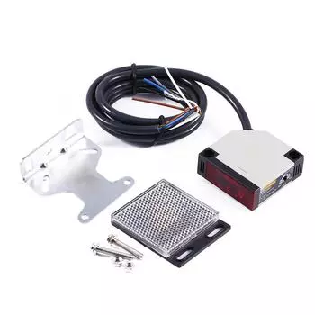 Фотоэлектрический датчик с зеркальным отражением, переменный ток 90250 В, 3 А E3Jk R4M1