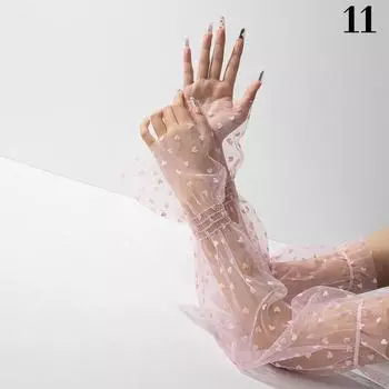 Фотофоны для фотосъемки ногтей Эластичные точечные перчатки Типсы для ногтей Дисплей Тонкие рукава Тюль Предметы для маникюра Украшения Материал