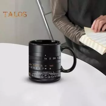 Фотограф кружки для кофе кружка в виде объектива камеры 11 унций фотограф кружка в виде детали камеры керамическая чашка для чая подарок фотографу для папы чёрный