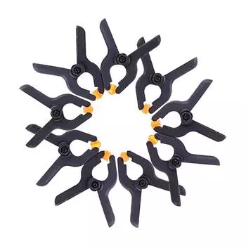 Фотографические 10 шт. фото для студии муслиновые зажимы фон клипсы фон чёрный