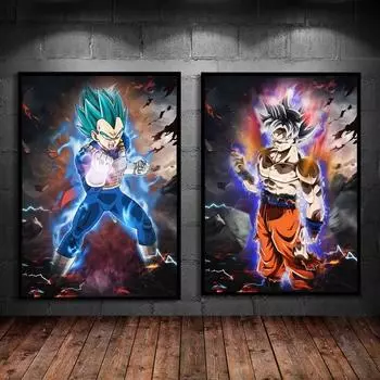 Фотографии персонажей аниме Dragon Ball Carot, современный домашний подарок другу, детская вешалка для украшения спальни 21cm30cm NoFrame