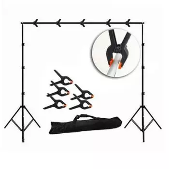 Фотография Фотографические фото Прищепки Муслиновый набор Фотографические клипы Фон Зажимы для фона чёрный