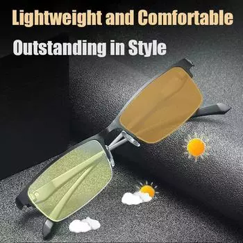 Фотохромные очки для активного отдыха, мужские сверхлегкие очки-хамелеоны, унисекс, полуоправа