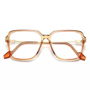 Фотохромные очки с защитой от синего света без макияжа Очки для близорукости в большой оправе Интернет-трансляция знаменитостей Популярные студенческие очки для близорукости -50