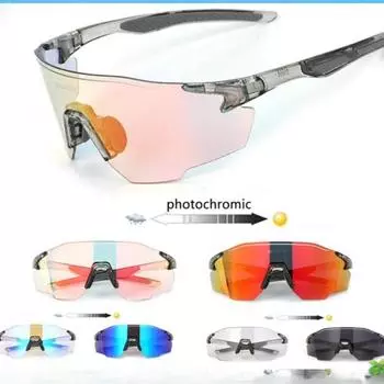 Фотохромные поляризационные велосипедные очки для мужчин и женщин, велосипедные очки с защитой UV400, солнцезащитные очки, MTB, дорожные велосипедные очки