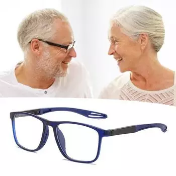 Фотохромные прогрессивные бифокальные очки для пожилых людей при пресбиопии Очки для чтения с четким обзором Защита глаз Очки с прозрачным синим светом Для офисного использования 150