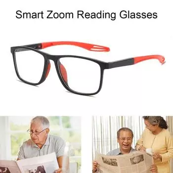 Фотохромные прогрессивные бифокальные очки для пресбиопии для пожилых людей Очки для чтения с четким зрением 150 чистый/серый