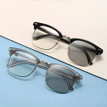 Фотохромные солнцезащитные очки, классические ретро, квадратные очки с рисовыми гвоздями, очки для вождения