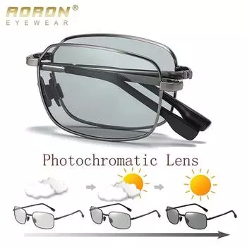 Фотохромные солнцезащитные очки, модный дизайн, складные очки для вождения, уличные солнцезащитные очки для водителя UV400, антибликовые солнцезащитные очки