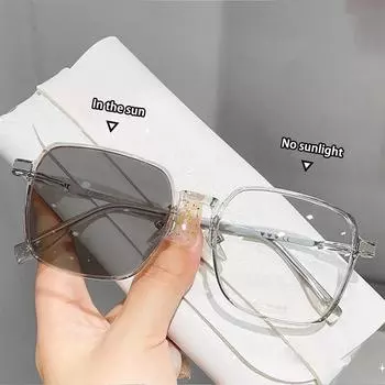 Фотохромные ультралегкие обесцвечивающие модные очки против синего света женские модные прозрачные оптические очки защитные очки для глаз