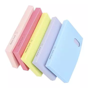 Фотокарточка Имя Карточка 120 Карманов Карточный Альбом Фотоальбом Idol Lomo Card Портативный синий