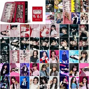 Фотокарточка IVE Poka Wave Kitsch Поздравления с праздником Концерт фанатов IVE WAVE 55 листов