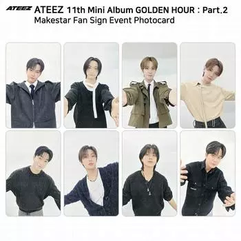 Фотокарточка мероприятия ATEEZ Golden Hour Часть 2 Makestar Fan Sign Jongho