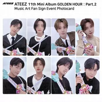 Фотокарточка мероприятия ATEEZ Golden Hour Part.2 Music Art Fan Sign Jongho