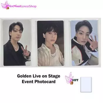Фотокарточка мероприятия BTS Jungkook Golden Live On Stage