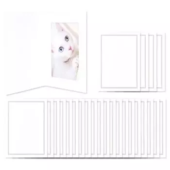 Фотокарточка в рамке из бумаги Monolike, линейка, 25 шт.