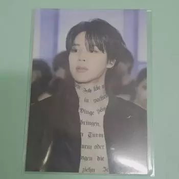 Фотокарточка выставки Jimin Blue Hoodie