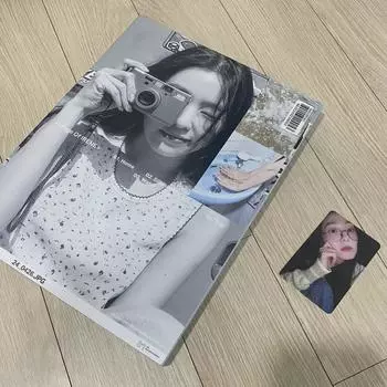 Фотокнига Ирен с простым открыванием и фотокарточкой в комплекте