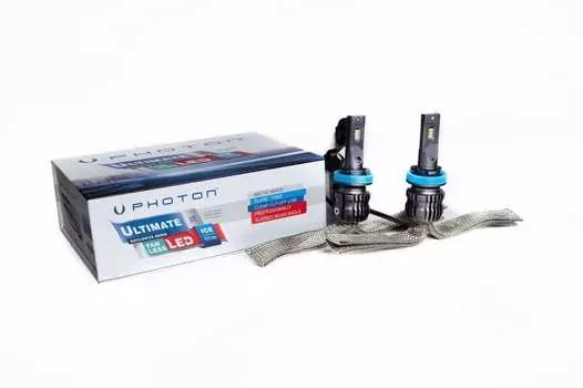 Foton Ultimate 9500 люмен H11 12-24 В 4 Plus БЕЗВЕНТИЛЯТОРНЫЙ СВЕТОДИОДНЫЙ ФАР