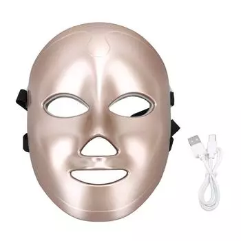 Фотонное устройство для омоложения кожи лица, 7 цветов, освещение, аккумуляторная, для удаления морщин, светодиодная подсветка кожи лица