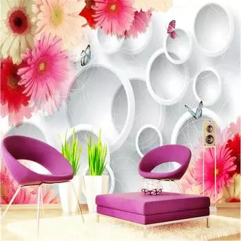 Фотообои 3d цветочные фрески Гостиная Спальня Роскошные обои Домашний декор 200 cm(W) x 140 cm(H)