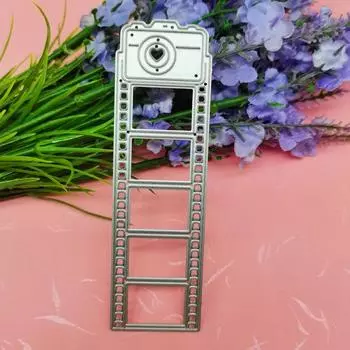 Фотопленка в рулоне, дизайн, стиль, трафарет для резки металла для DIY, скрапбукинг, альбом, фототиснение, бумажная карта, ремесленный декор серебряный