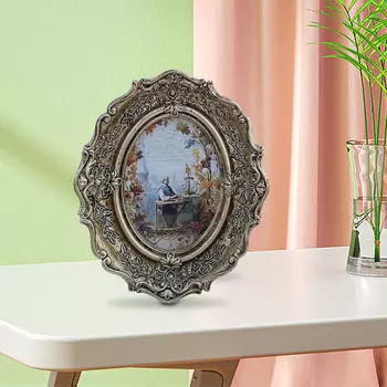 Фоторамка, держатель для фотографий, декоративный ретро-элегантный дисплей для комнаты для рабочего стола