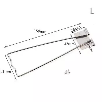 Фоторамка металлическая опора кронштейн для картины для 5 8 10 12 дюймов дисплей мольберт стенд Large серебряный