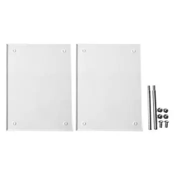 Фоторамка Рамка для картины Искусство Настольная подставка Держатель для вывески Акриловая прозрачная рамка для лицензии на бизнес 5 inches