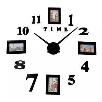 Фоторамка Saat Настенные часы Horloge Reloj De Pared Duvar Saati Relogio De Parede Klok Часы современного дизайна 3d Большие светящиеся 47inch