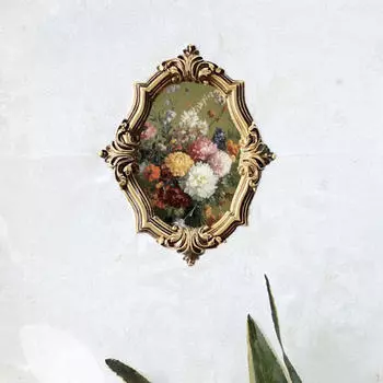 Фоторамка Смоляная Картина Винтажный Дизайн Искусство Ремесла Коллекции Держатель Настенное Украшение