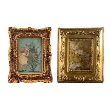 Фоторамка в винтажном стиле настенное крепление старомодная фоторамка