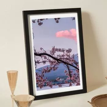 Фоторамка Yousheng, настенная фоторамка с ударопрочным оргстеклом, рамка для картин формата А4 для домашнего офиса, декор A4 чёрный