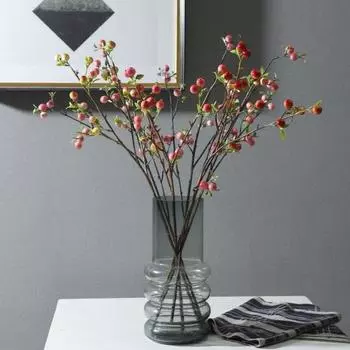 Фотореквизит многофункциональный симпатичный не требующий полива искусственный маленький фруктовый яблочный декор для дерева