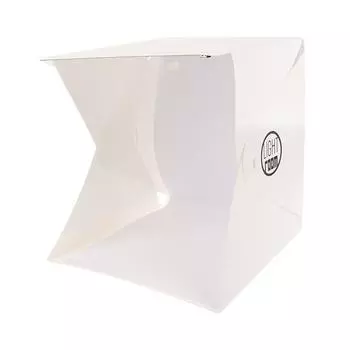 Фотостудия со светодиодным светом, световая палатка, софтбокс, фоны, фотобокс для камеры Dslr, 22 см, портативный складной лайтбокс onesize